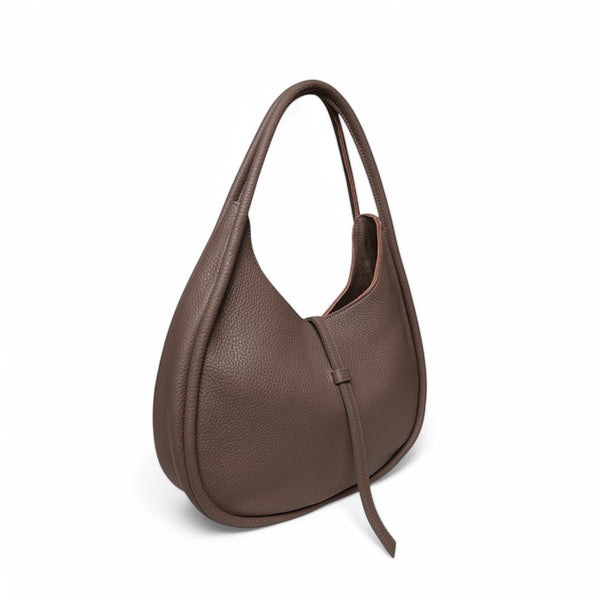 Elvera Shoulder Bag in Chestnut Italian Buffalo Cowhide – oliveve