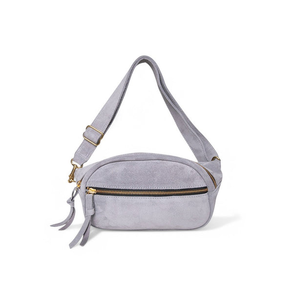 Willa Waist Bag & Convertible Crossbody in Perla Italian Leather