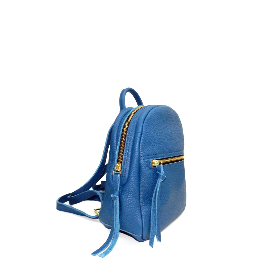 Mara Mini Backpack in Mykonos Buffalo Cowhide