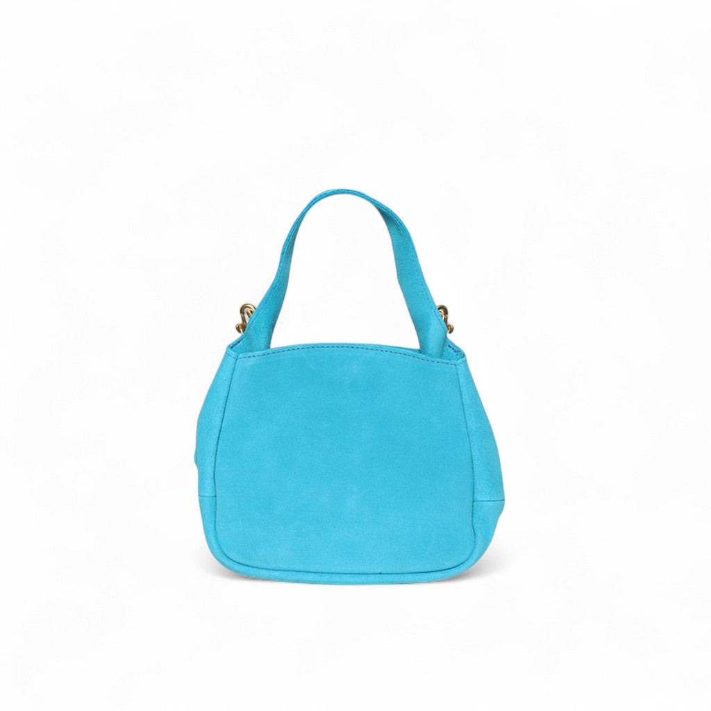 Tracy Top Handle Crossbody in Tropea Italian Leather Backed Suede