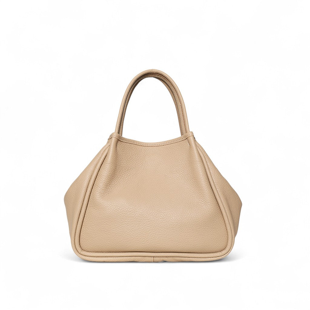 Vittoria Tote in Cappuccino Italian Buffalo Cowhide
