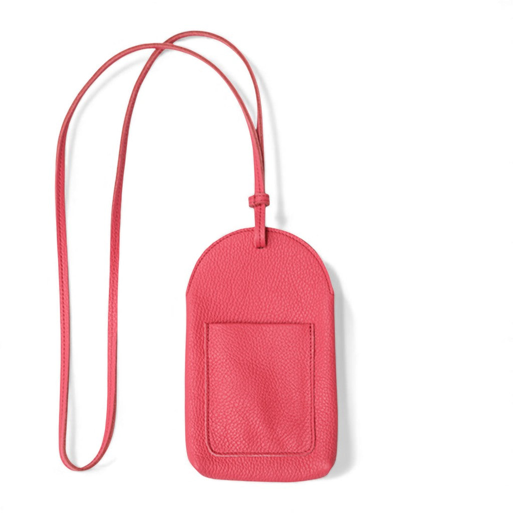 Paulina Phone Bag in Punch Italian Buffalo Cowhide