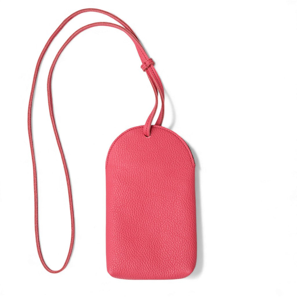 Paulina Phone Bag in Punch Italian Buffalo Cowhide