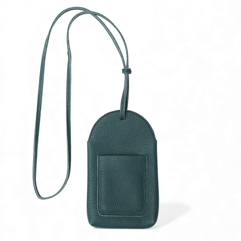 Paulina Phone Bag in Mediterranea Italian Buffalo Cowhide