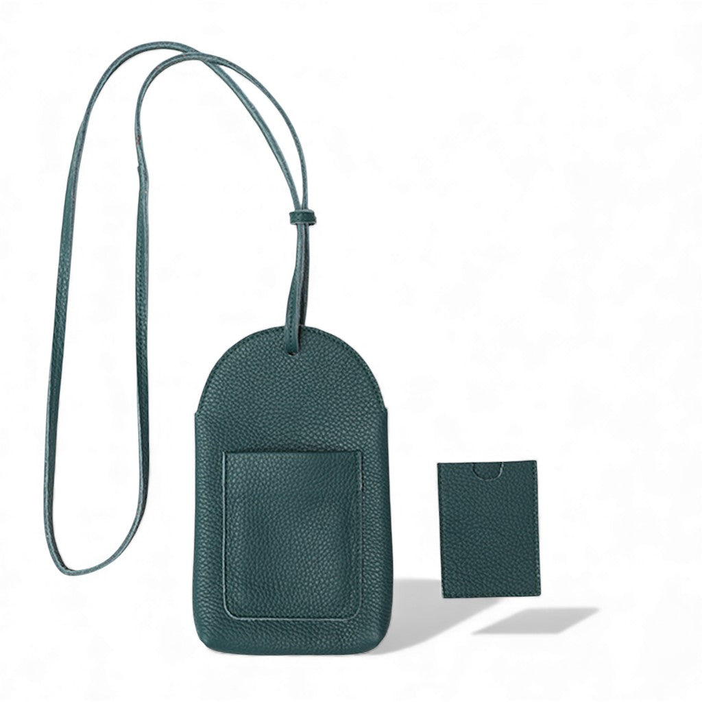Paulina Phone Bag in Mediterranea Italian Buffalo Cowhide