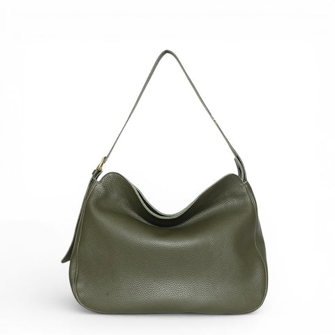 Savina Shoulder Bag in Cypress Italian Buffalo Cowhide