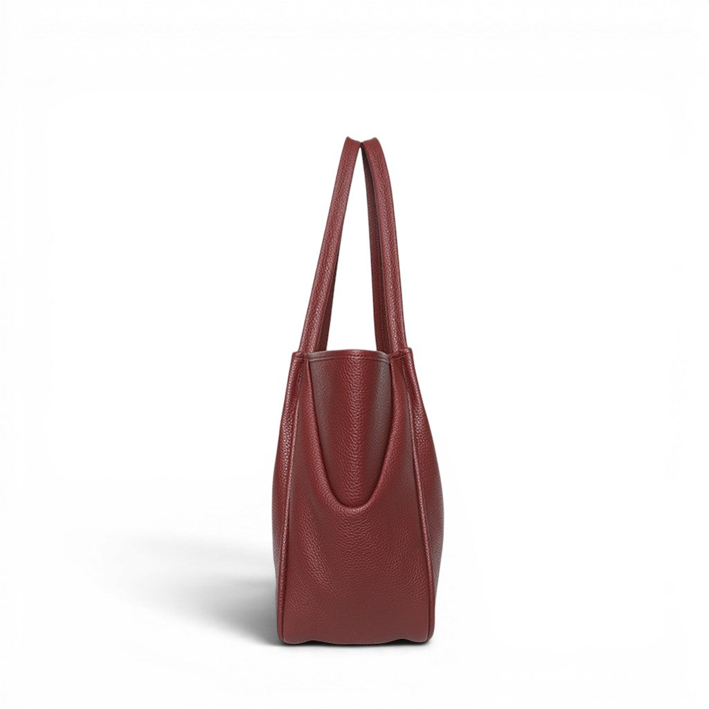 Toni Tote in Barolo Italian Buffalo Cowhide