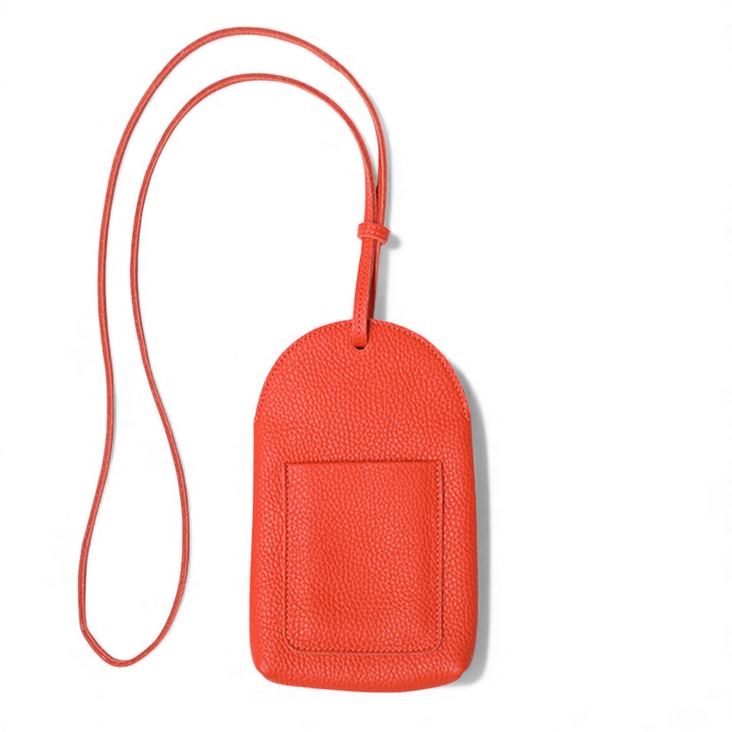 Paulina Phone Bag in Heat Italian Buffalo Cowhide