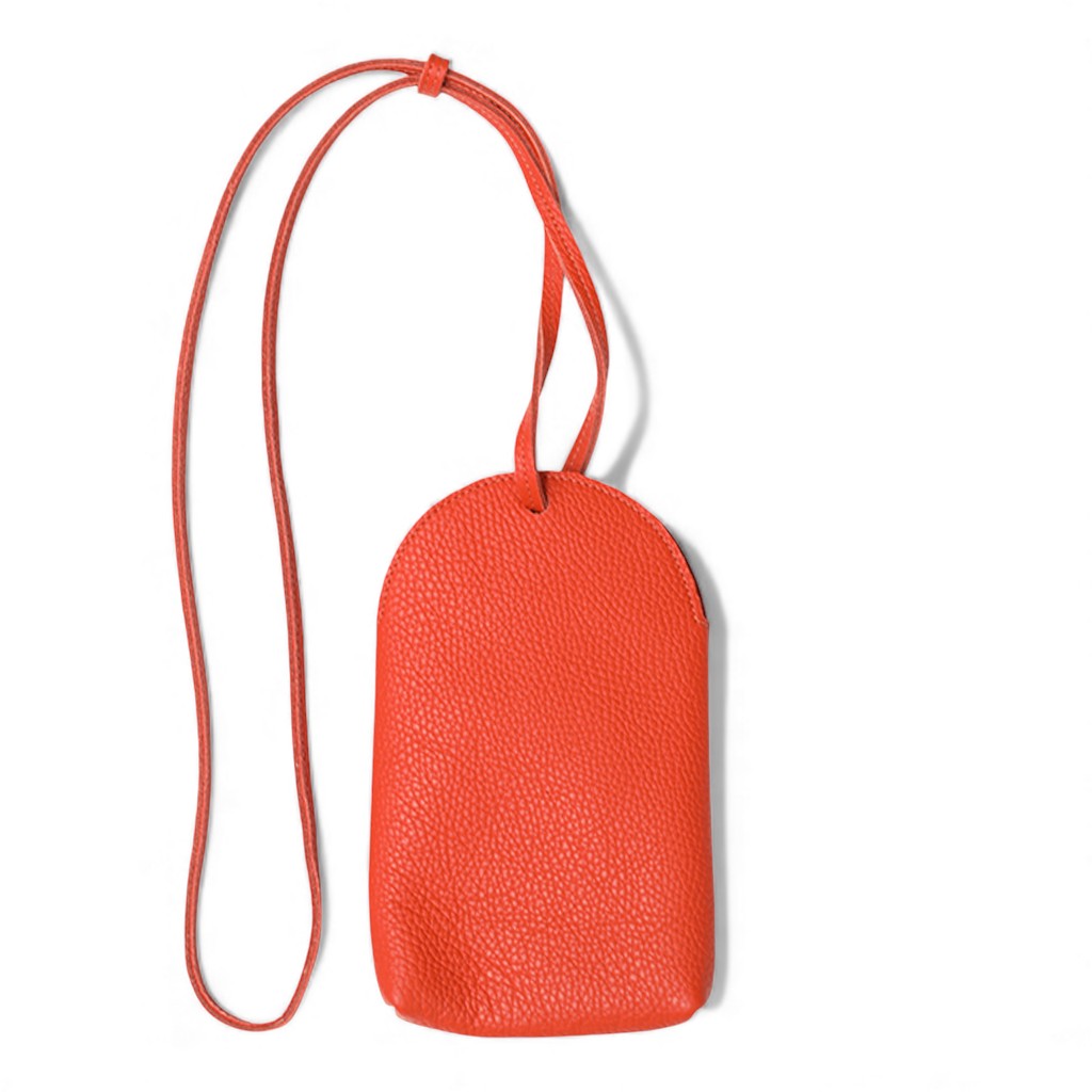 Paulina Phone Bag in Heat Italian Buffalo Cowhide