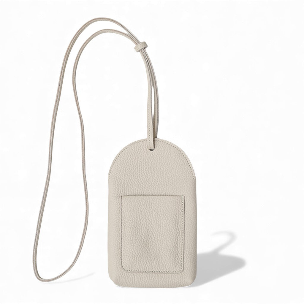 Paulina Phone Bag in Lamb Italian Buffalo Cowhide
