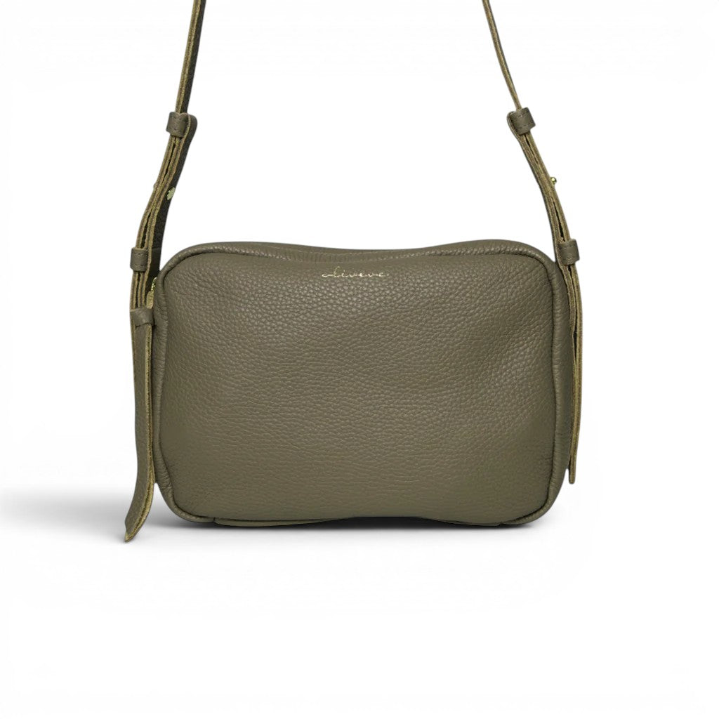 Allegra Camera Bag in Cypress Italian Buffalo Cowhide