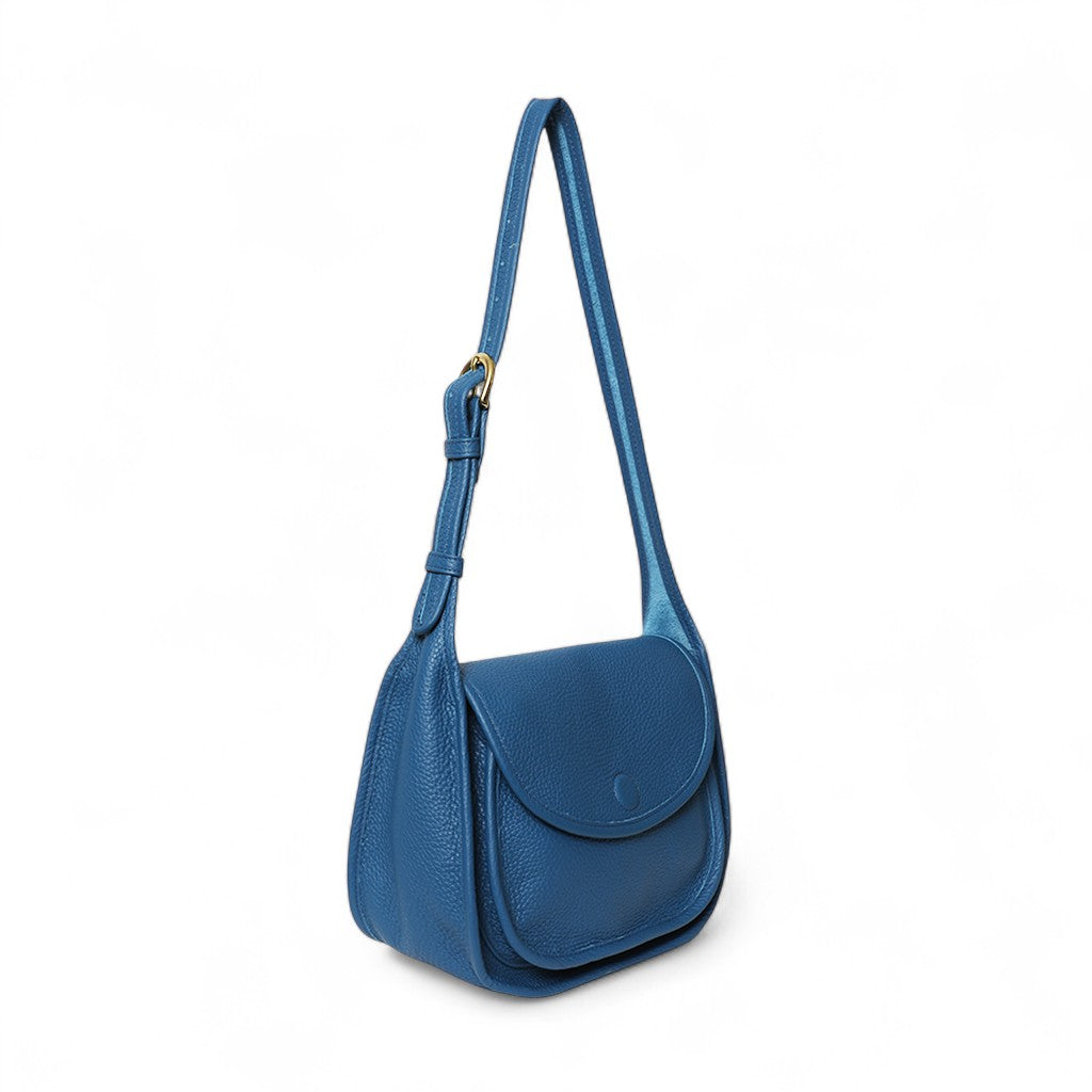 Simona Saddle Bag in Mykonos Italian Buffalo Cowhide