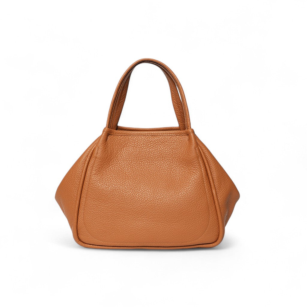 Vittoria Tote in Miel Italian Buffalo Cowhide