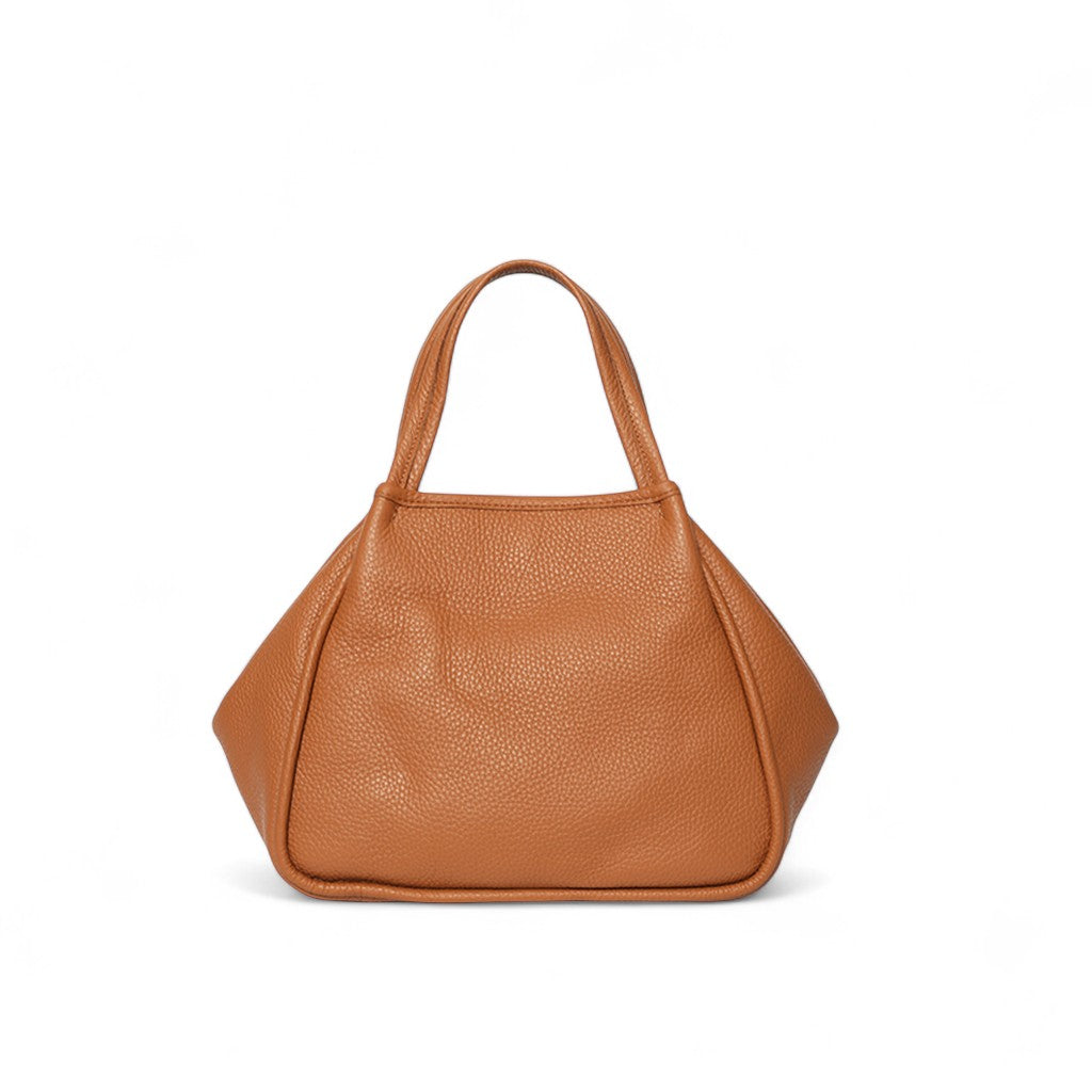 Vittoria Tote in Miel Italian Buffalo Cowhide