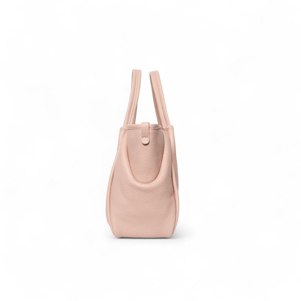 Vittoria Tote in Nude Italian Buffalo Cowhide
