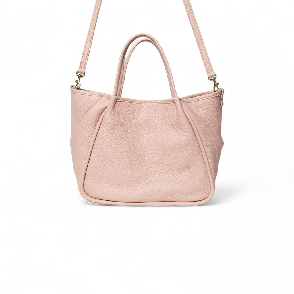 Vittoria Tote in Nude Italian Buffalo Cowhide