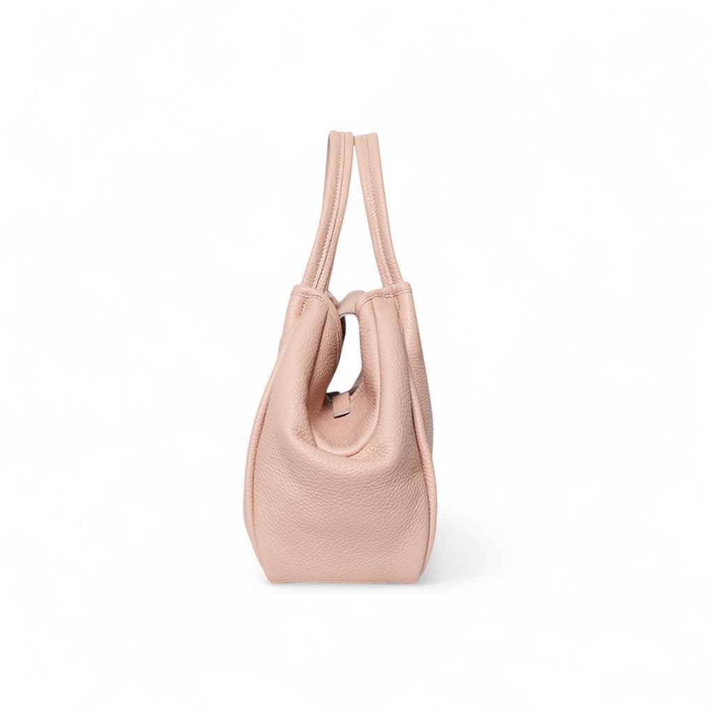 Vittoria Tote in Nude Italian Buffalo Cowhide