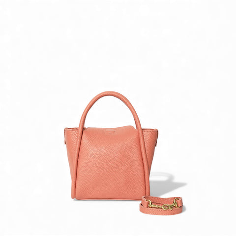 Mini Serena Satchel Crossbody in Blossom Italian Buffalo Cowhide