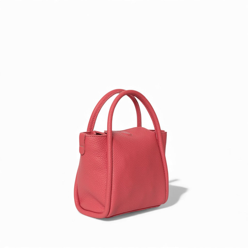 Mini Serena Satchel Crossbody in Punch Italian Buffalo Cowhide
