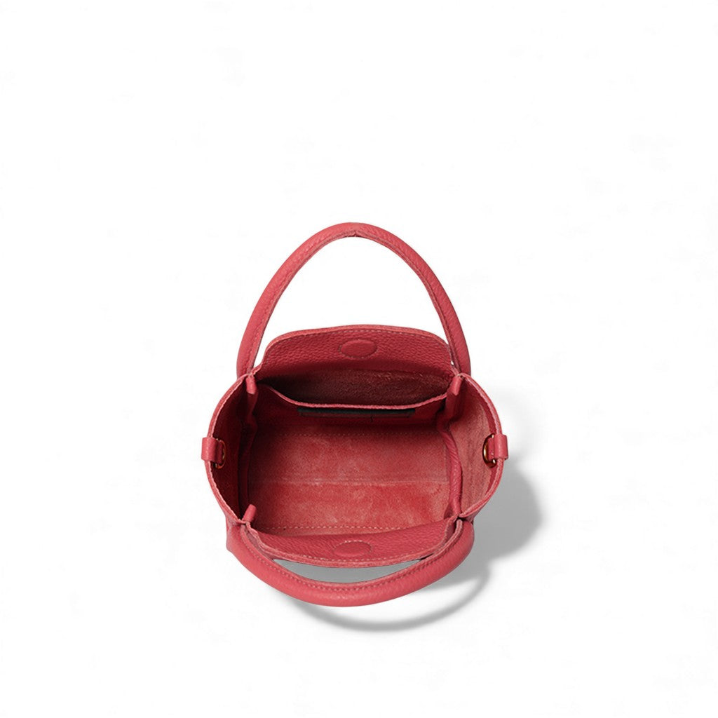 Mini Serena Satchel Crossbody in Punch Italian Buffalo Cowhide