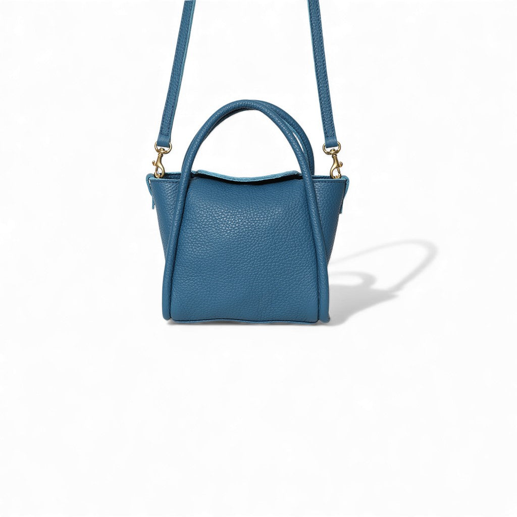 Mini Serena Top Handle Crossbody in Mykonos Italian Buffalo Cowhide