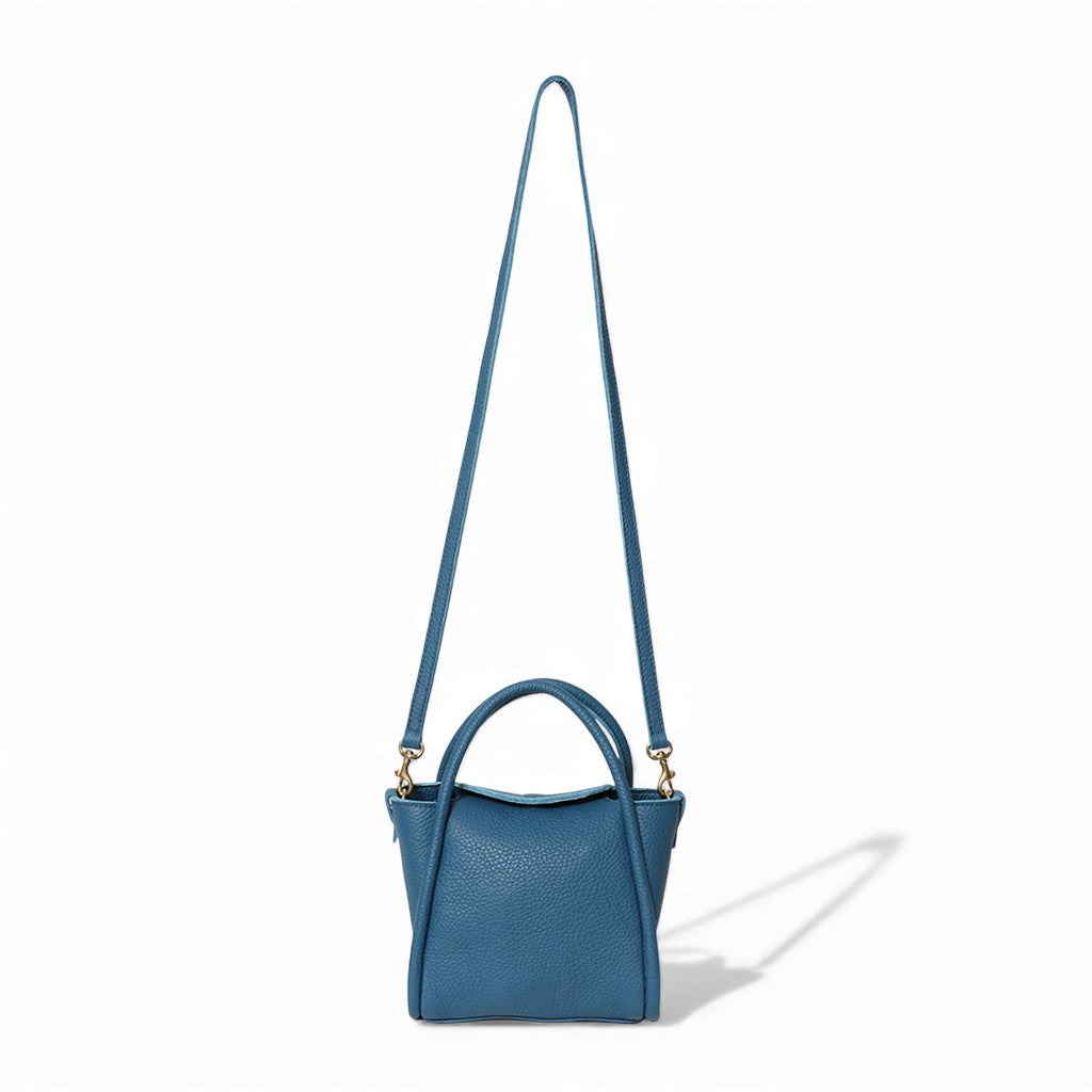 Mini Serena Top Handle Crossbody in Mykonos Italian Buffalo Cowhide