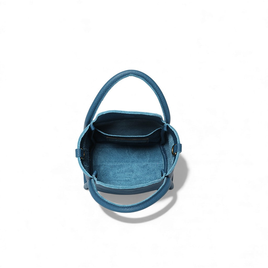 Mini Serena Top Handle Crossbody in Mykonos Italian Buffalo Cowhide