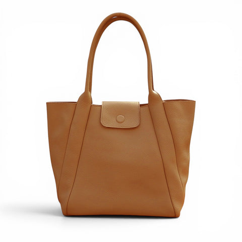Hudson Tote in Miel Italian Buffalo Cowhide