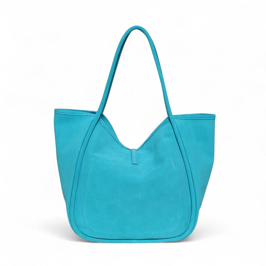Ellis Hobo Tote in Tropea Italian Leather Backed Suede