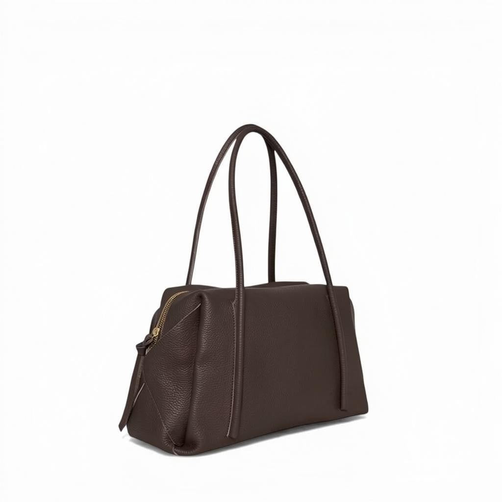 Solara Satchel in Chestnut Italian Buffalo Cowhide