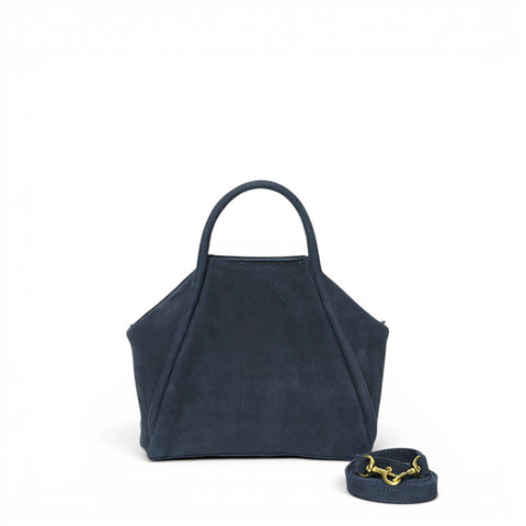 Taya Top Handle Crossbody in Ink Nubuck