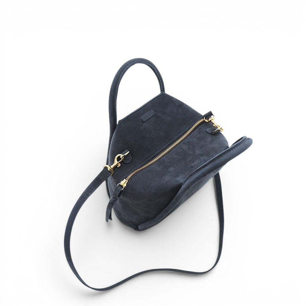 Taya Top Handle Crossbody in Ink Nubuck