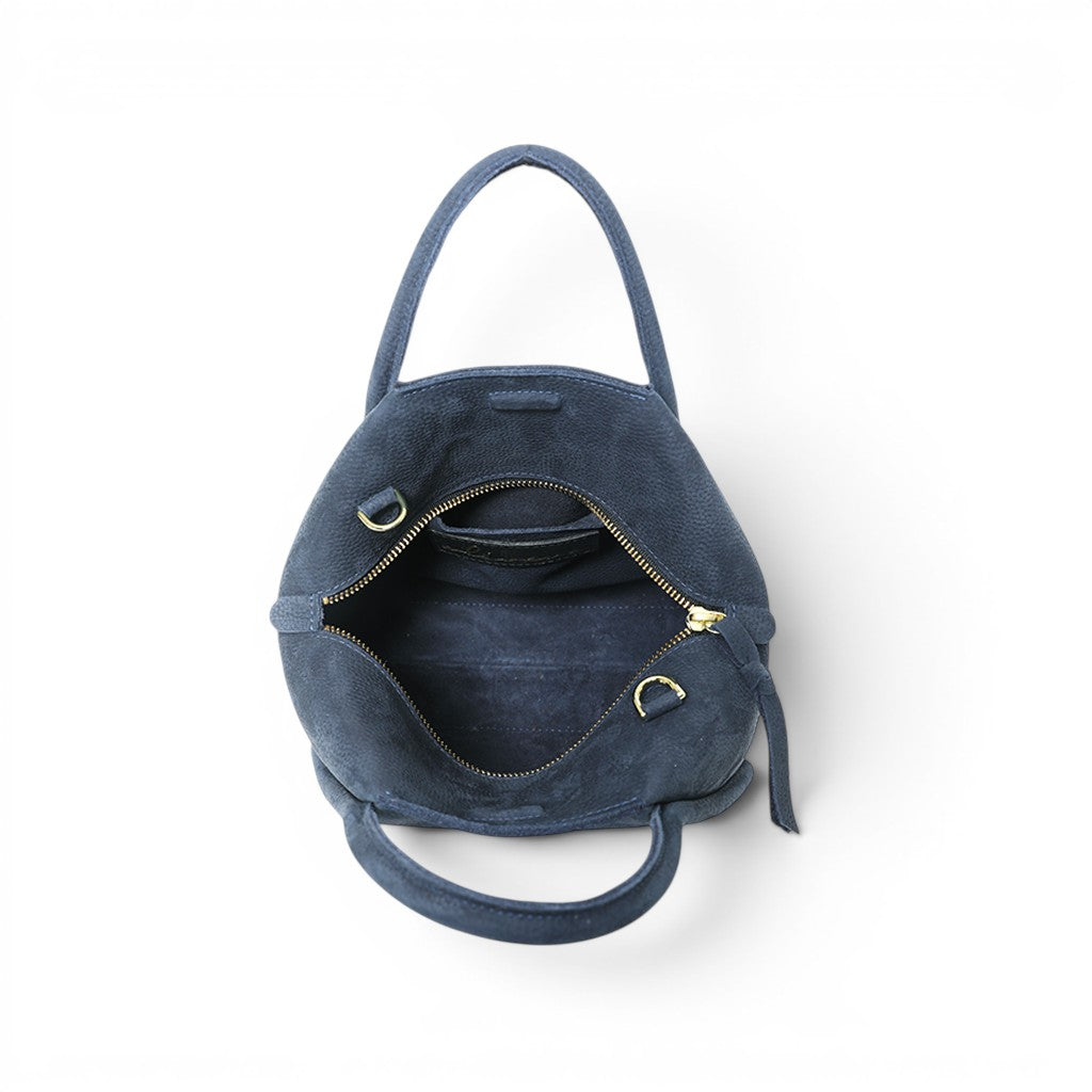 Taya Top Handle Crossbody in Ink Nubuck