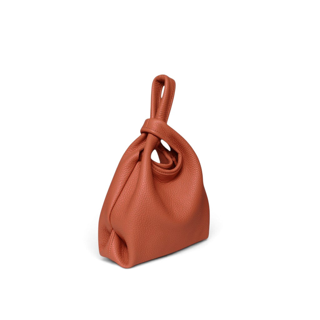 Amalia Top Handle Crossbody in Auburn Italian Buffalo Cowhide