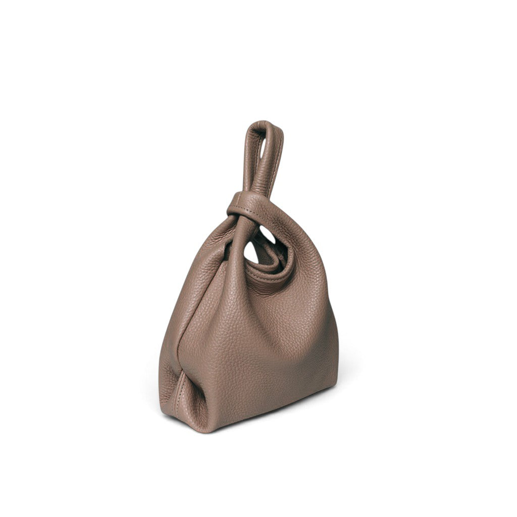 Amalia Top Handle Crossbody in Portobello Italian Buffalo Cowhide