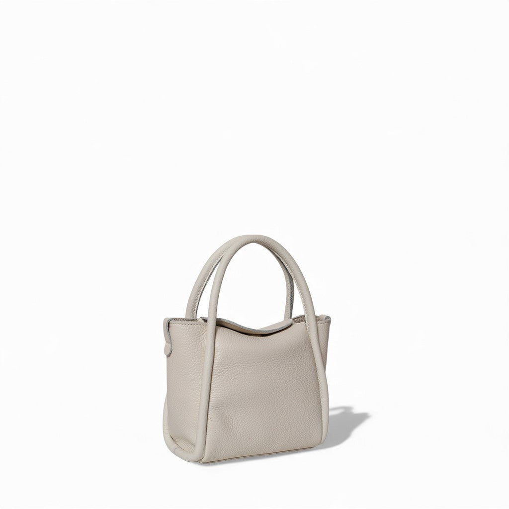 Mini Serena Satchel Crossbody in Lamb Italian Buffalo Cowhide