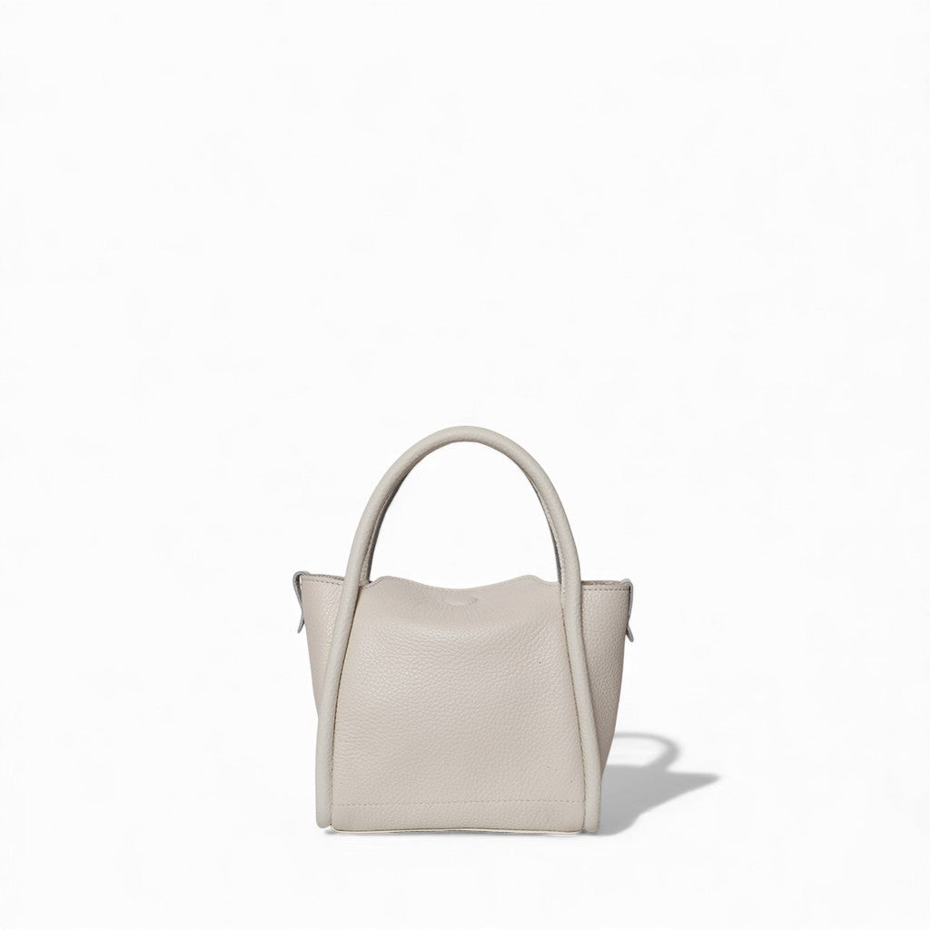 Mini Serena Satchel Crossbody in Lamb Italian Buffalo Cowhide