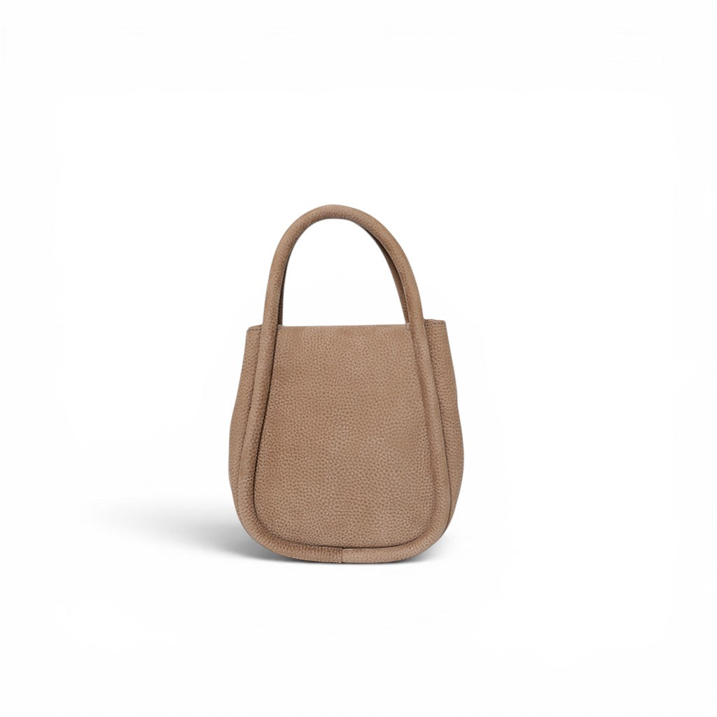 Mini Ellis Top Handle Crossbody in Biscotto Nubuck