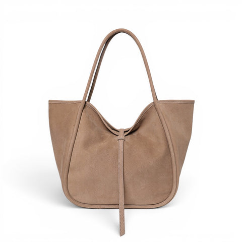 Ellis Hobo Tote in Biscotto Nubuck