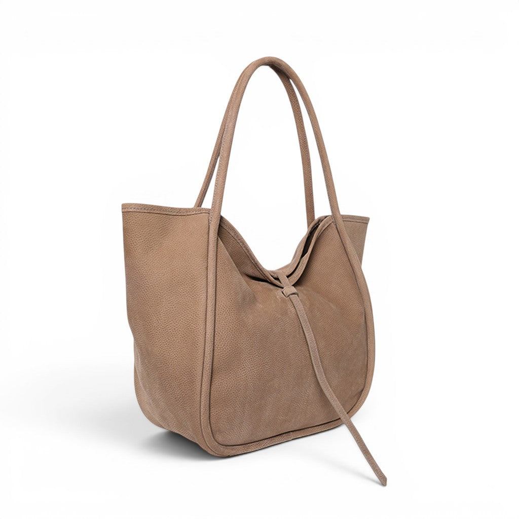 Ellis Hobo Tote in Biscotto Nubuck