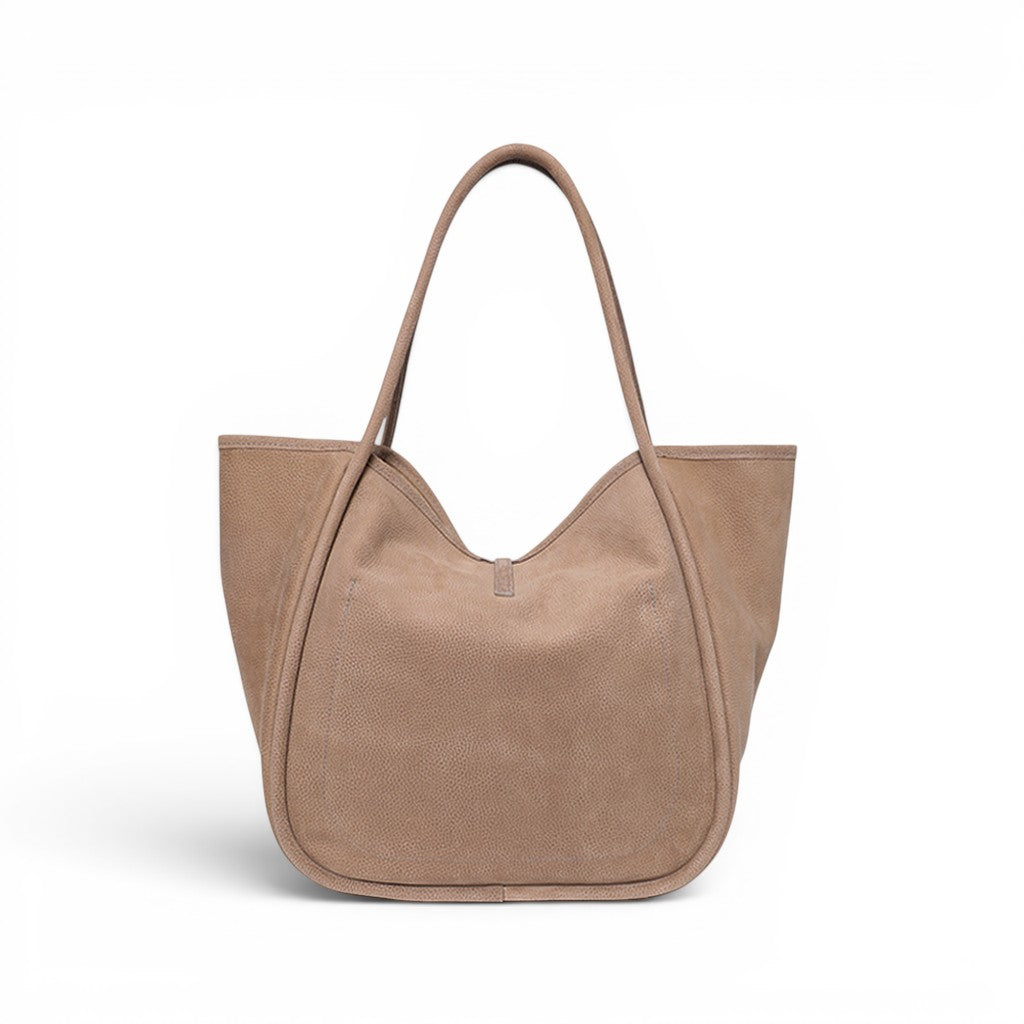 Ellis Hobo Tote in Biscotto Nubuck