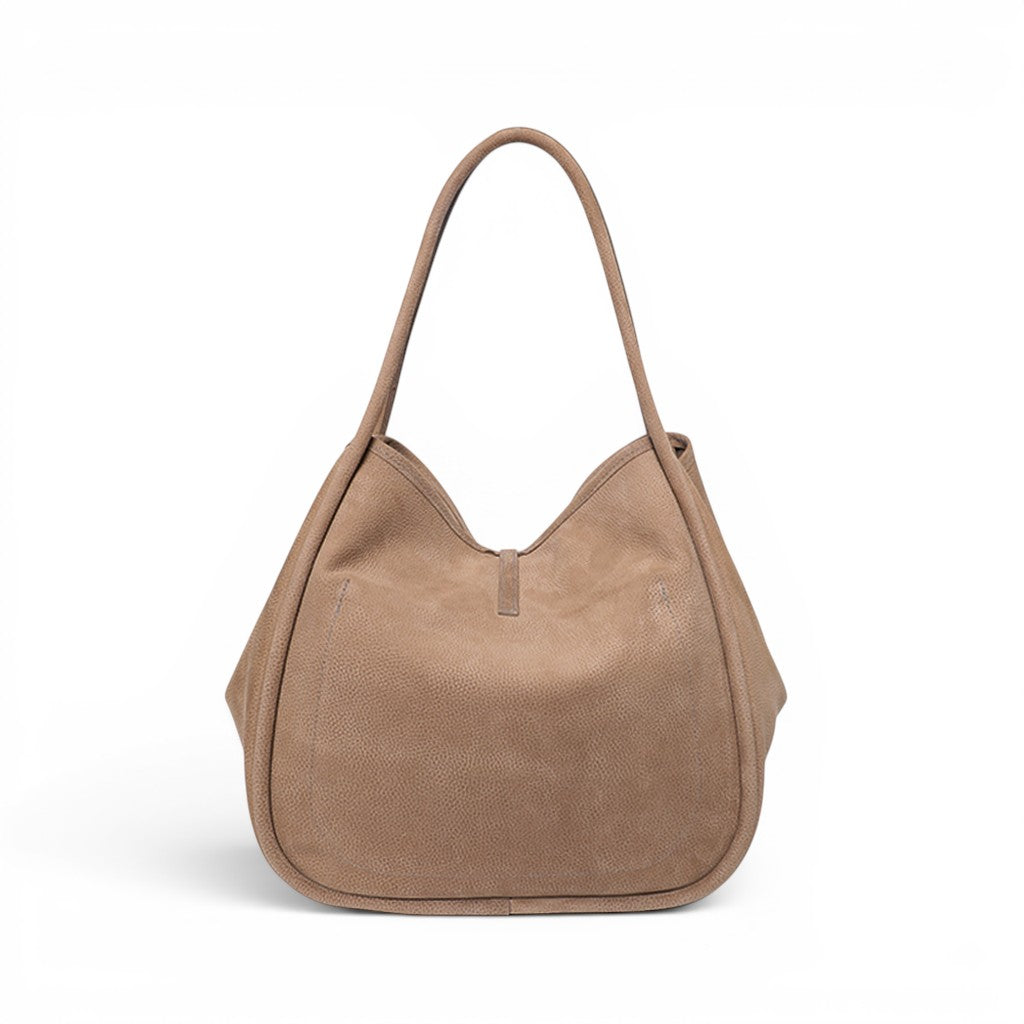 Ellis Hobo Tote in Biscotto Nubuck