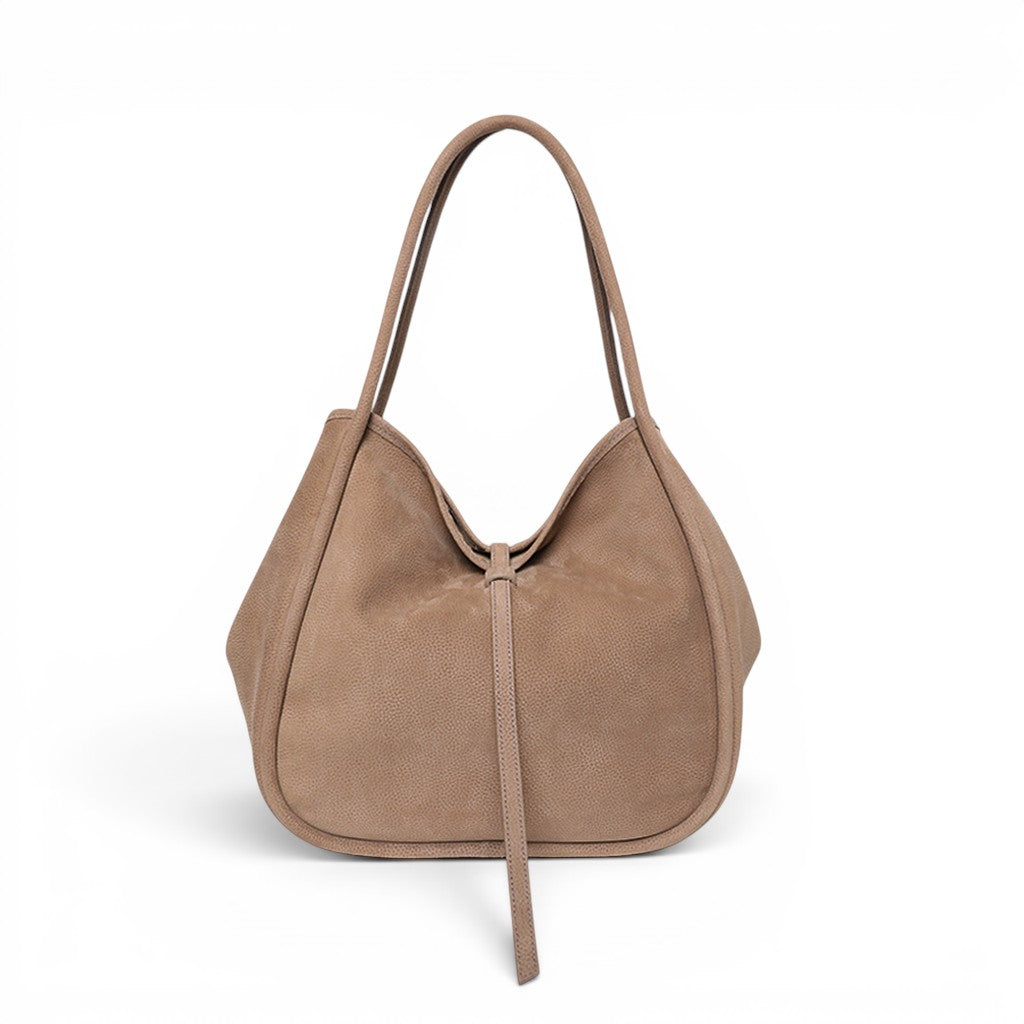 Ellis Hobo Tote in Biscotto Nubuck