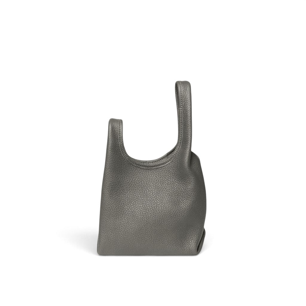 Amalia Top Handle Crossbody in Shadow Italian Buffalo Cowhide