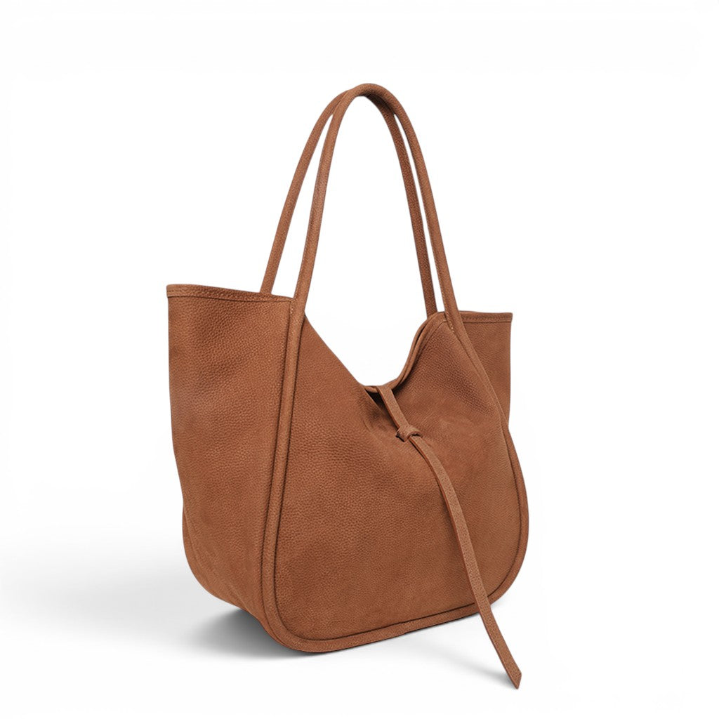 Ellis Hobo Tote in Brandy Nubuck