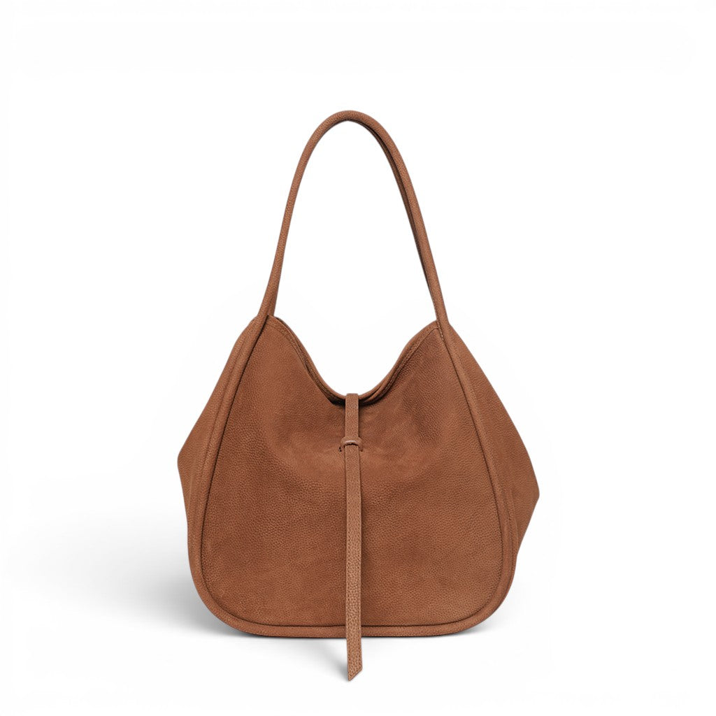 Ellis Hobo Tote in Brandy Nubuck