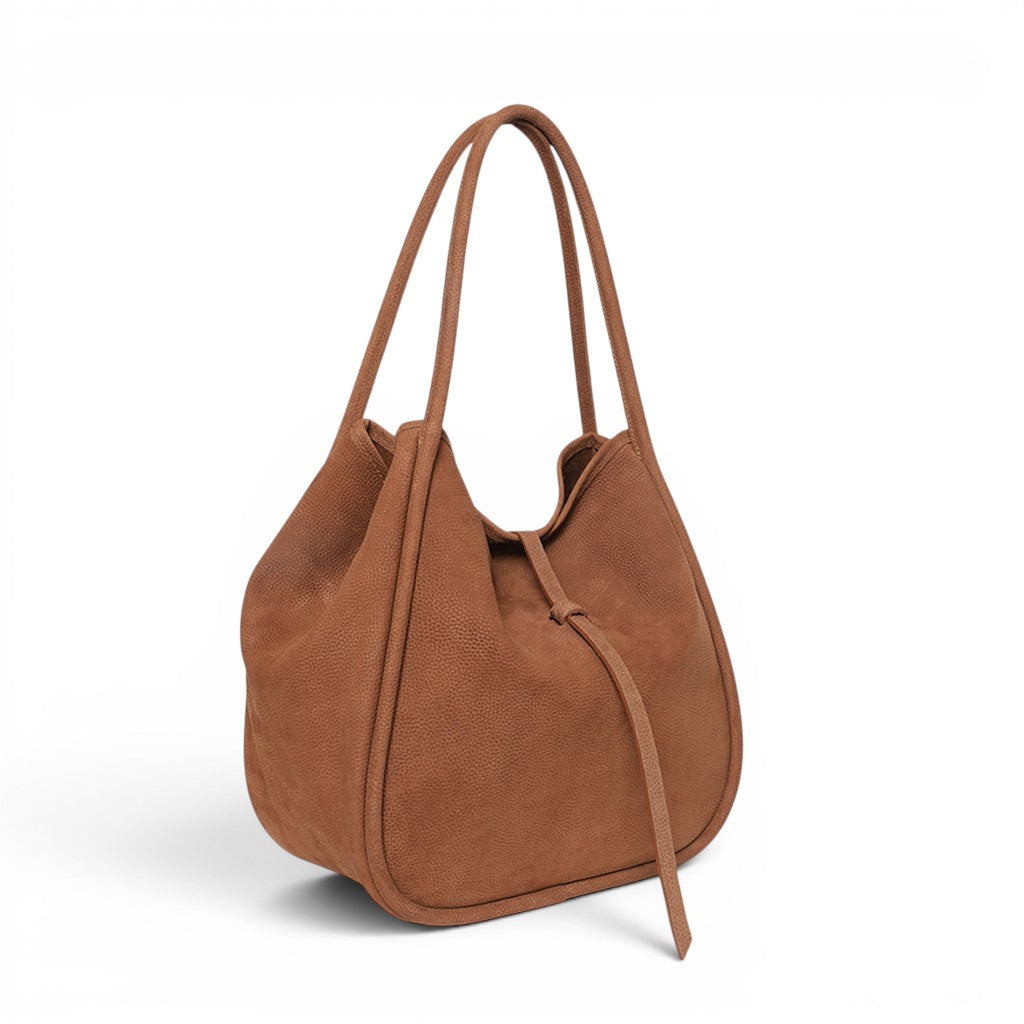 Ellis Hobo Tote in Brandy Nubuck
