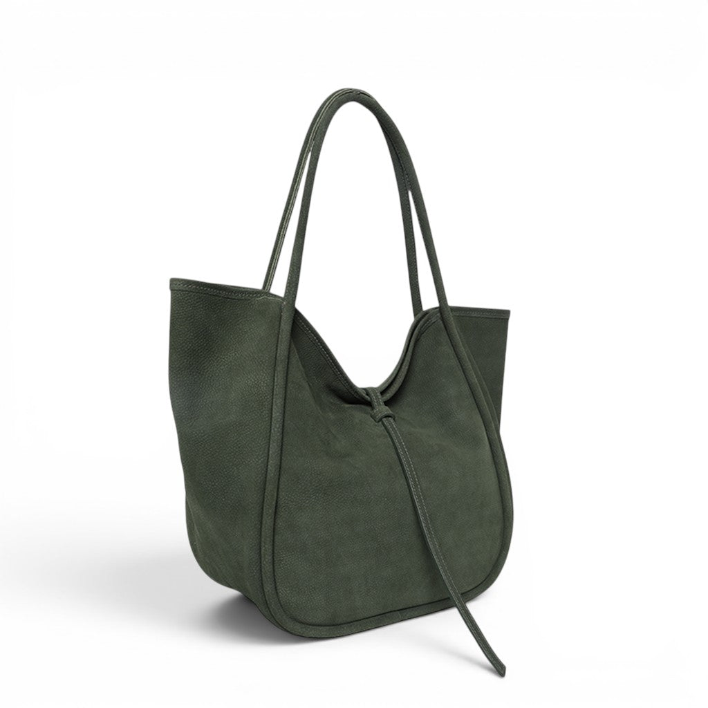 Ellis Hobo Tote in Moss Nubuck