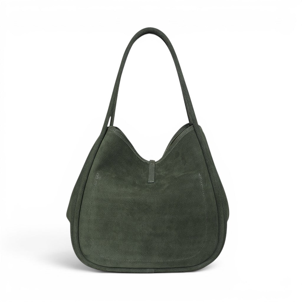 Ellis Hobo Tote in Moss Nubuck
