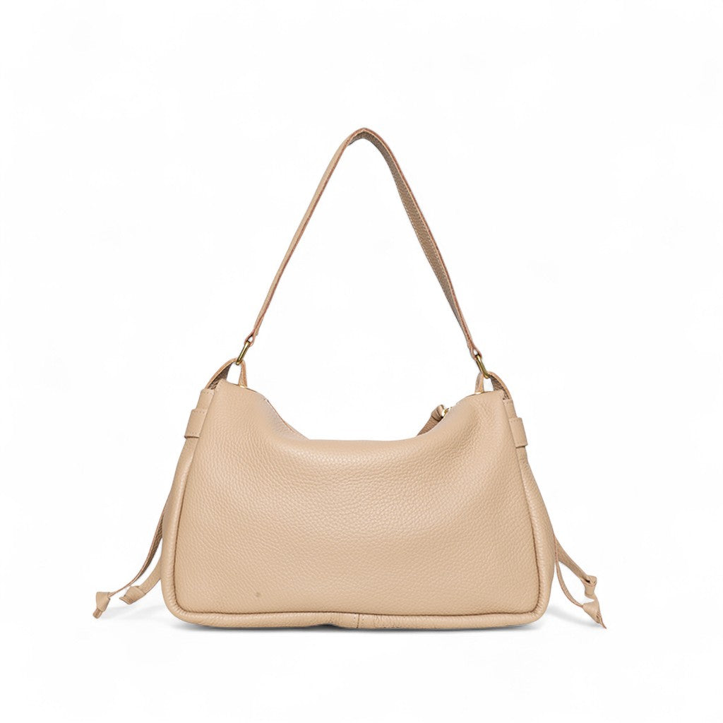 Remi Medium Slouchy Shoulder in Cappuccino Buffalo Cowhide